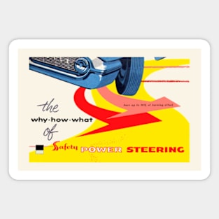 SAFETY POWER STEERING - brochure Magnet